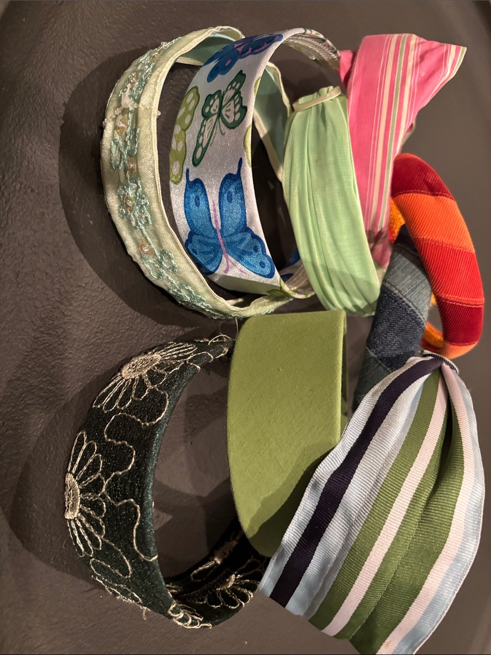 Assorted Green and Multicolor Women’s Headbands